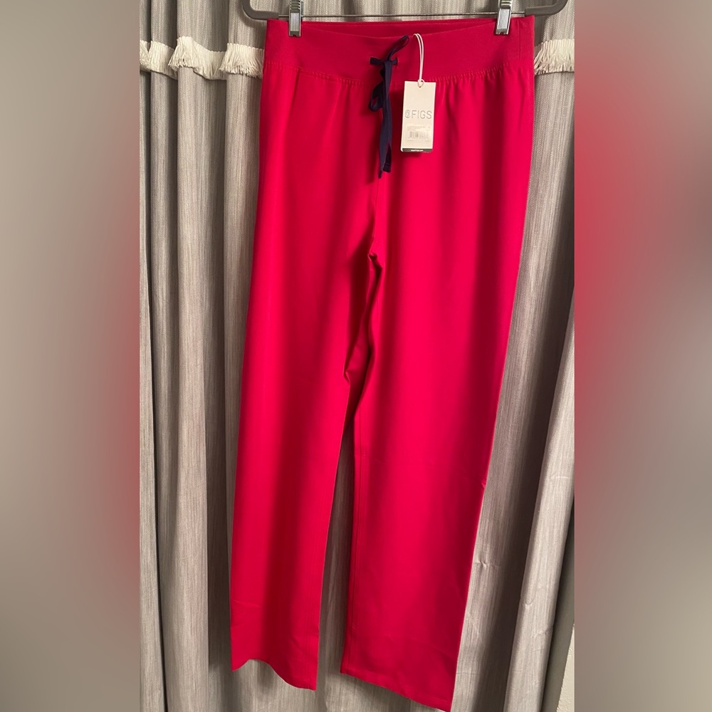 Figs Size Medium Tall High waisted Livingston Pants in Ultra Rose